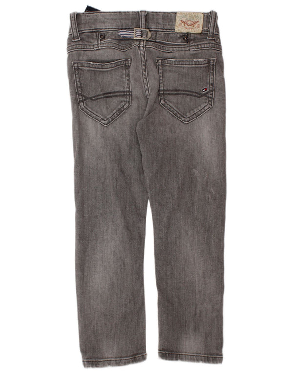 TOMMY HILFIGER Boys Straight Jeans 3-4 Years W22 L18 Grey Cotton