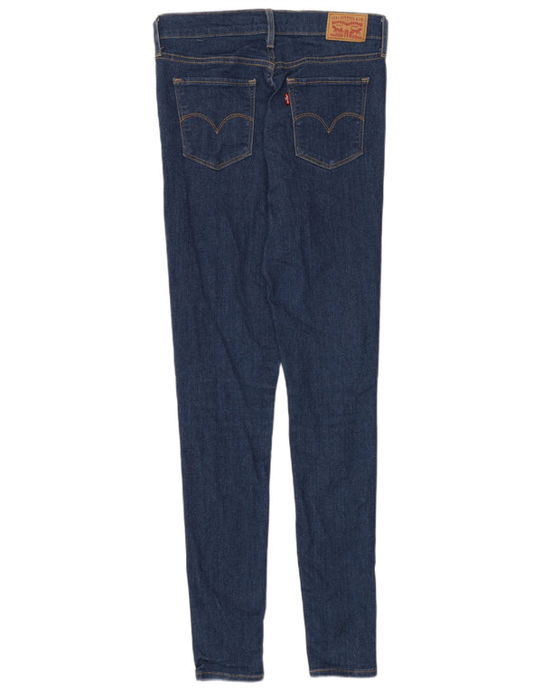 Levi's Womens 310 Shaping Super Skinny Jeans W29 L32 Blue Cotton