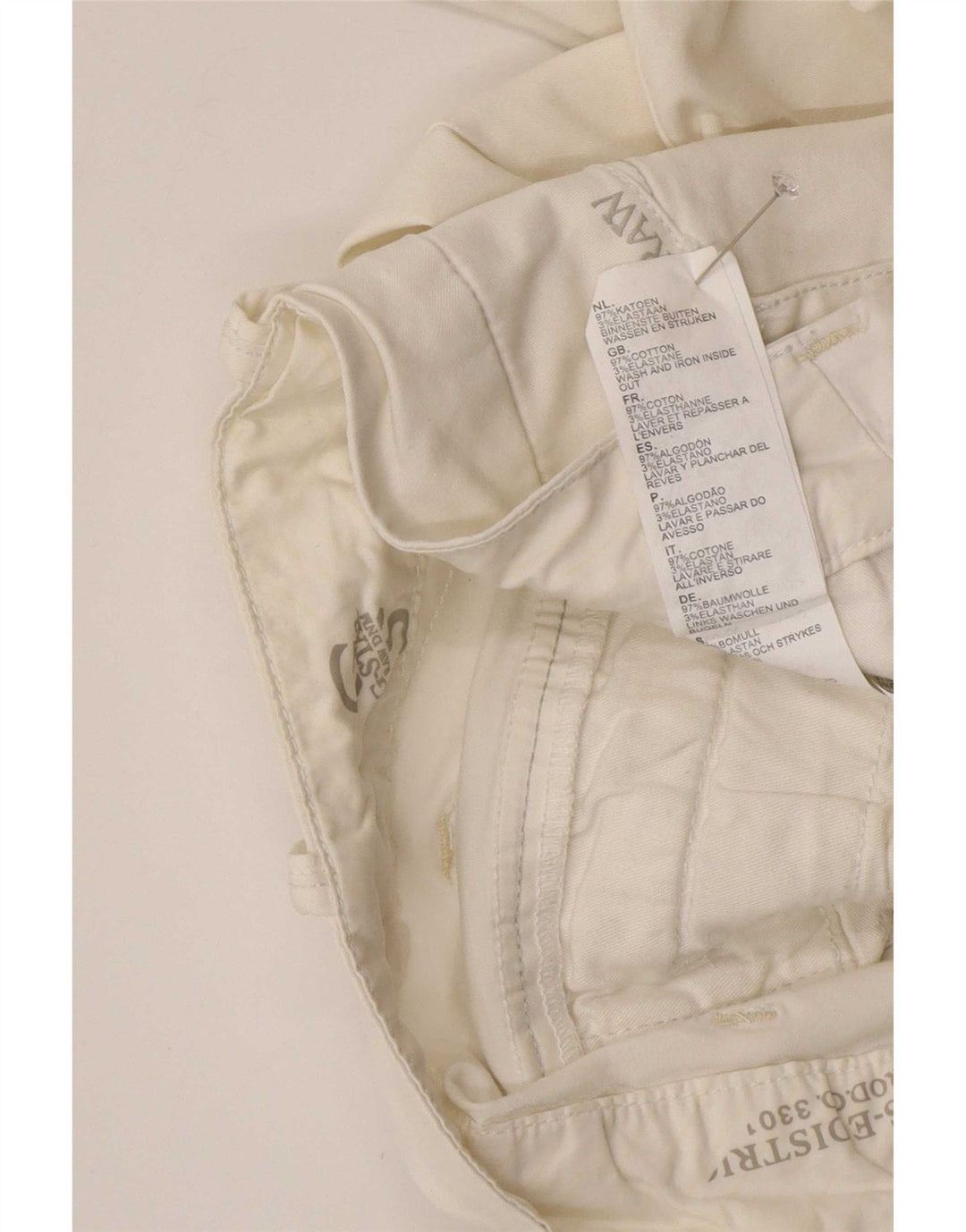 G-Star Womens Bermuda Shorts W26 Small White Cotton