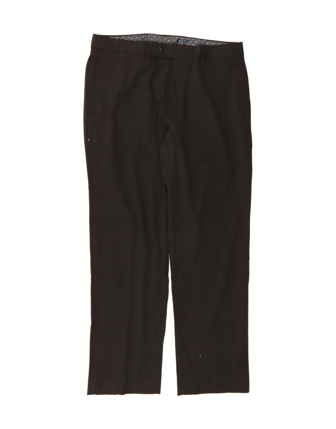 RALPH LAUREN Mens Straight Suit Trousers W33 L30 Black Polyester Vintage Ralph Lauren and Second-Hand Ralph Lauren from Messina Hembry 