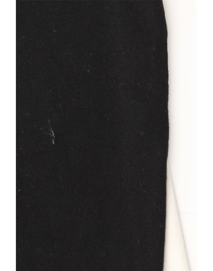 HUGO BOSS Mens Regular Fit Zip Neck Jumper Sweater XL Black Colourblock