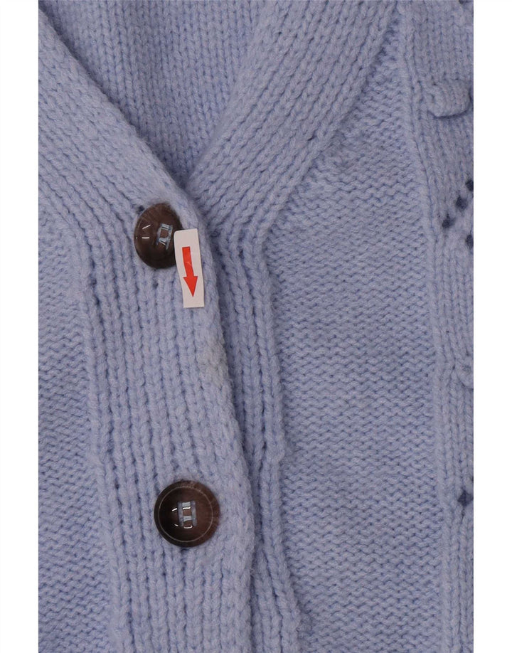 Lumina Womens Cardigan Sweater UK 16 Large Blue Polyamide