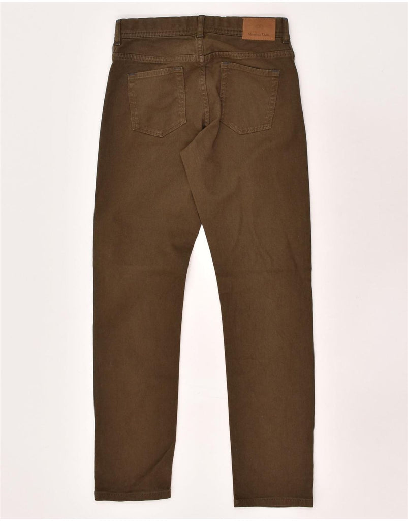 MASSIMO DUTTI Boys Regular Fit Casual Trousers 9-10 Years W26 L26 Brown | Vintage Massimo Dutti | Thrift | Second-Hand Massimo Dutti | Used Clothing | Messina Hembry 