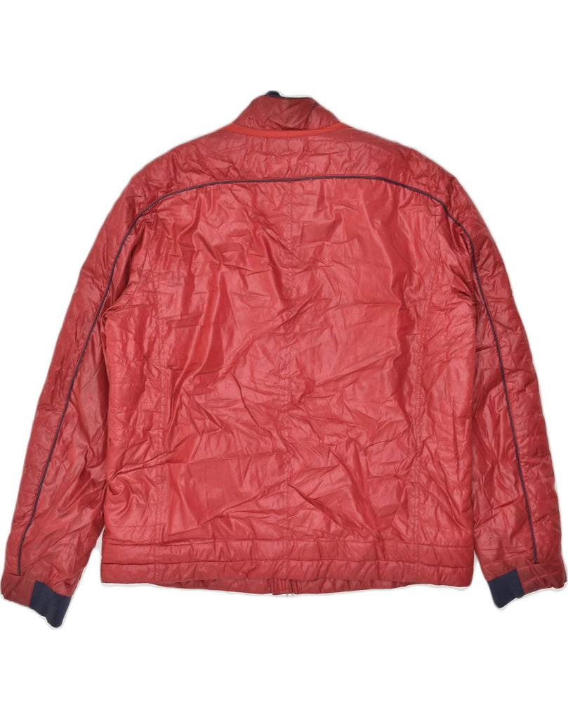 GEOX Mens Bomber Jacket UK 50 3XL Red Polyester | Vintage Geox | Thrift | Second-Hand Geox | Used Clothing | Messina Hembry 