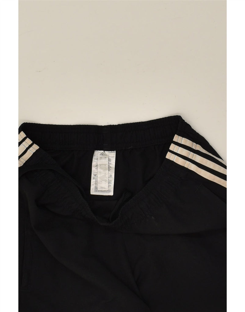 ADIDAS Mens Sport Shorts Small Black Polyester | Vintage Adidas | Thrift | Second-Hand Adidas | Used Clothing | Messina Hembry 