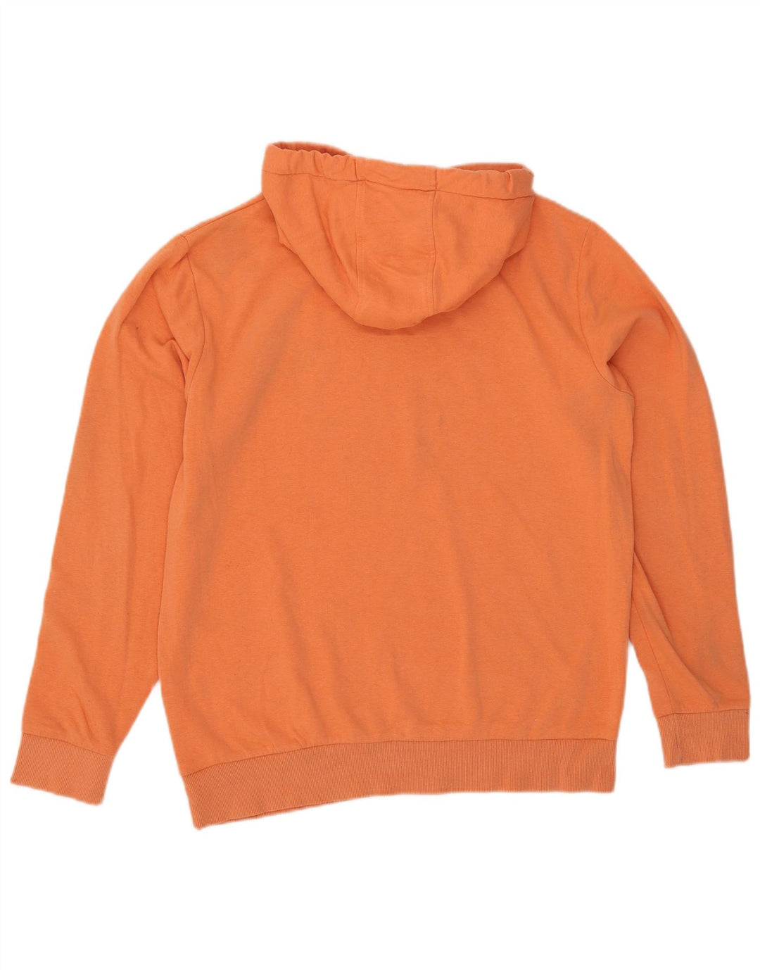 Kappa Mens Graphic Hoodie Jumper Medium Orange Cotton