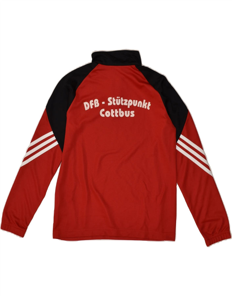 ADIDAS Boys DFB-Stutzpunkt Pullover Tracksuit Top 11-12 Years Large Red | Vintage Adidas | Thrift | Second-Hand Adidas | Used Clothing | Messina Hembry 