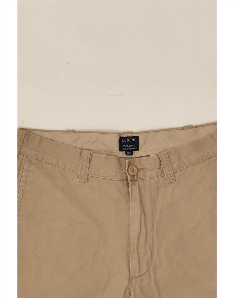 J. CREW Womens Gramercy Chino Shorts W30 Medium Beige Cotton | Vintage J. Crew | Thrift | Second-Hand J. Crew | Used Clothing | Messina Hembry 