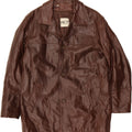 VINTAGE Mens Leather Jacket IT 48 Medium Brown Vintage Vintage and Second-Hand Vintage from Messina Hembry 