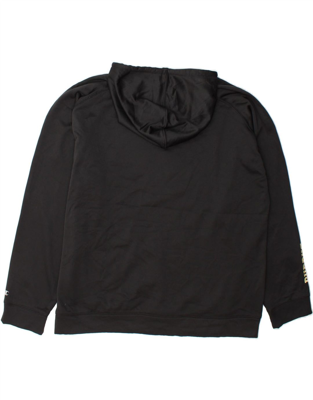 CHAMPION Mens Purdue Graphic Hoodie Jumper 2XL Black Polyester Vintage Champion and Second-Hand Champion from Messina Hembry 
