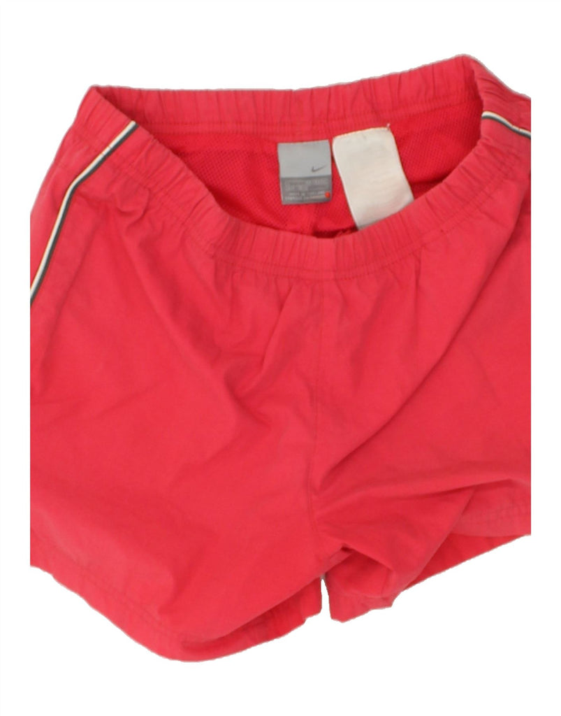 NIKE Girls Sport Shorts 12-13 Years Large  Pink Polyester | Vintage Nike | Thrift | Second-Hand Nike | Used Clothing | Messina Hembry 