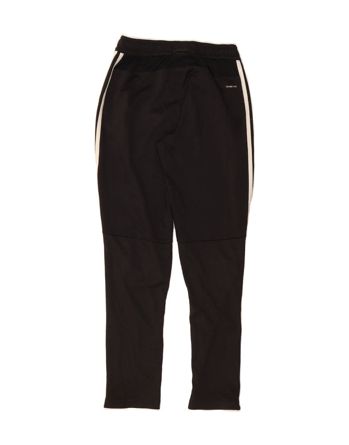 ADIDAS Boys Tracksuit Trousers 11-12 Years  Black Polyester Vintage Adidas and Second-Hand Adidas from Messina Hembry 