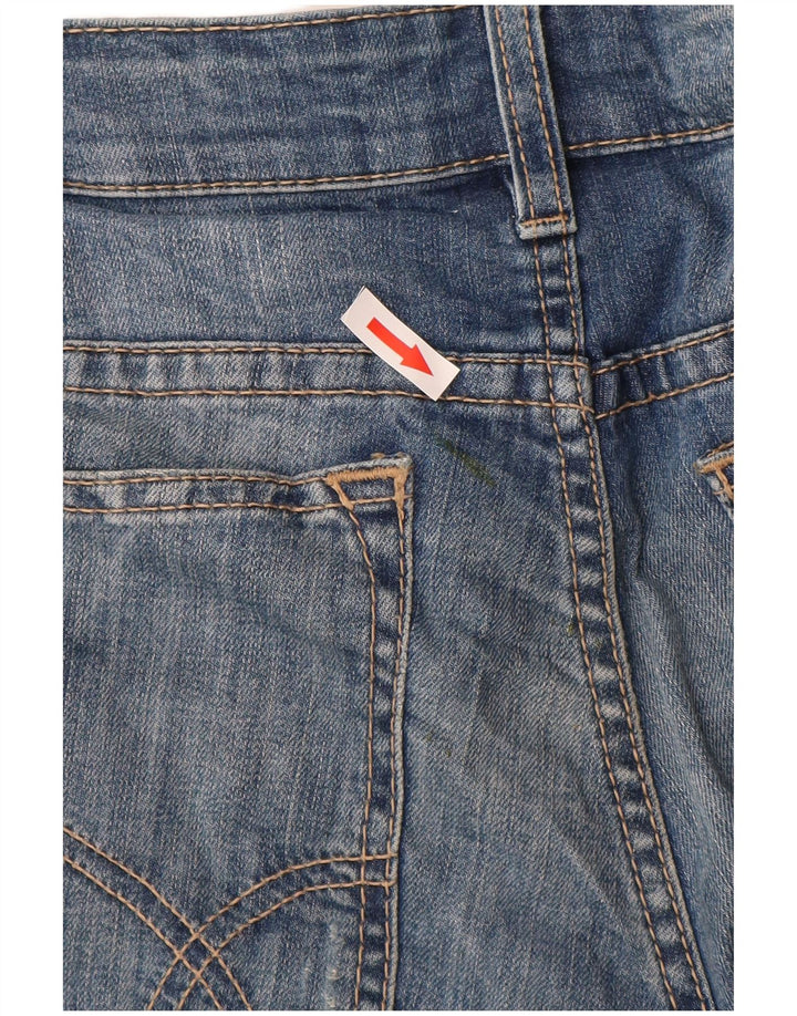 GAS Mens Andrew Denim Shorts W33 Medium Blue Cotton