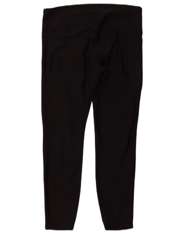 UNDER ARMOUR Womens Leggings UK 18 XL Black Polyester