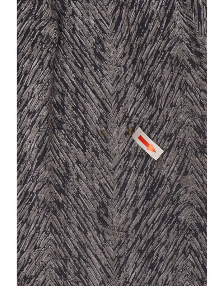 White Stuff Womens Casual Trousers UK 18 XL W36 L30 Navy Blue Chevron