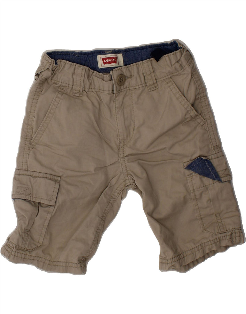 LEVI'S Boys Cargo Shorts 3-4 Years W20  Beige Cotton Vintage Levi's and Second-Hand Levi's from Messina Hembry 