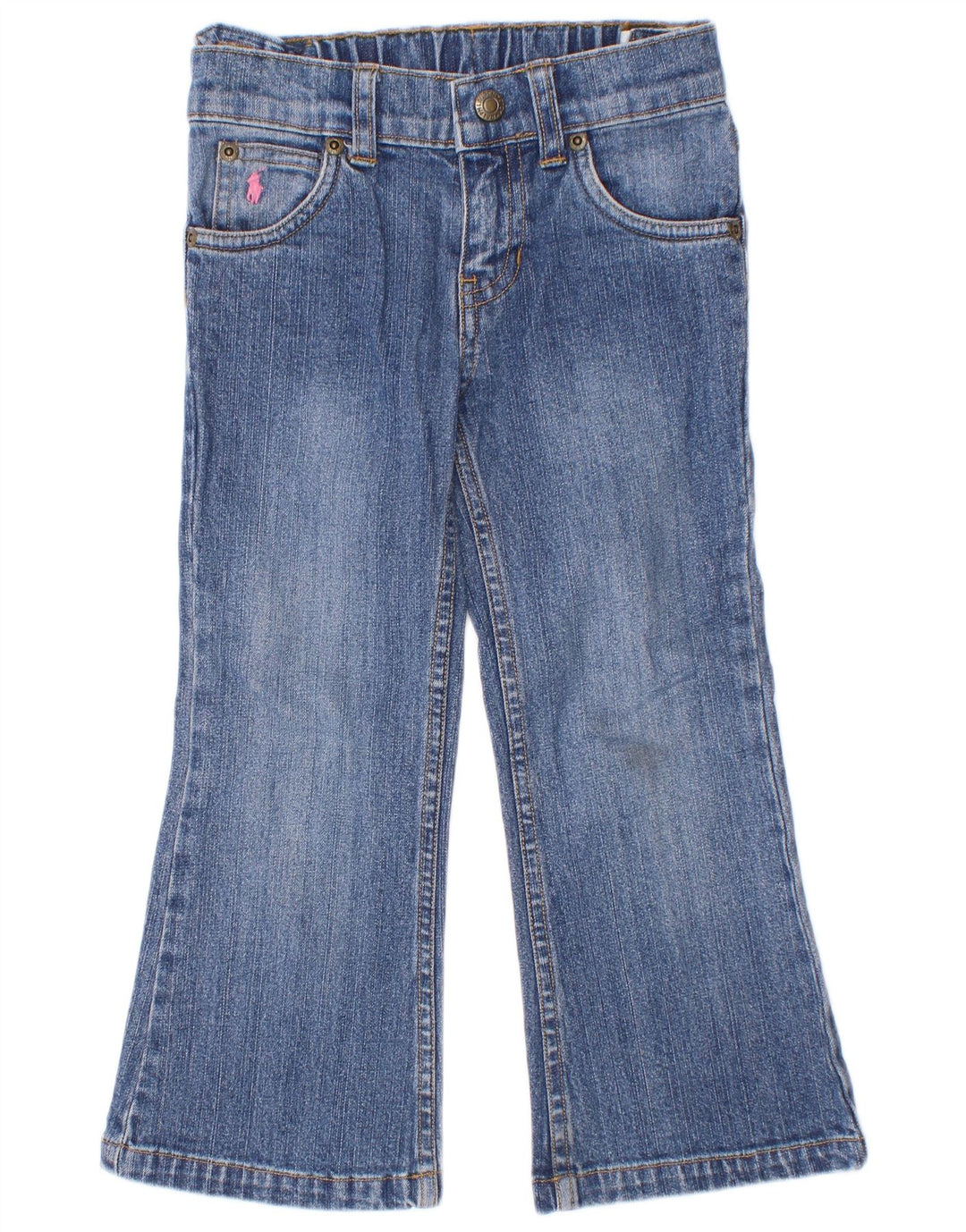 Ralph Lauren Boys Bootcut Jeans 3-4 Years W20 L16 Blue Cotton