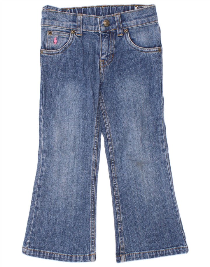 Ralph Lauren Boys Bootcut Jeans 3-4 Years W20 L16 Blue Cotton