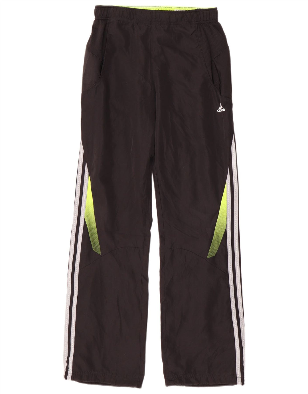 ADIDAS Boys Climacool Tracksuit Trousers 13-14 Years  Black Colourblock