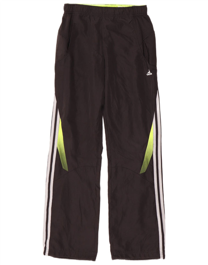 ADIDAS Boys Climacool Tracksuit Trousers 13-14 Years  Black Colourblock