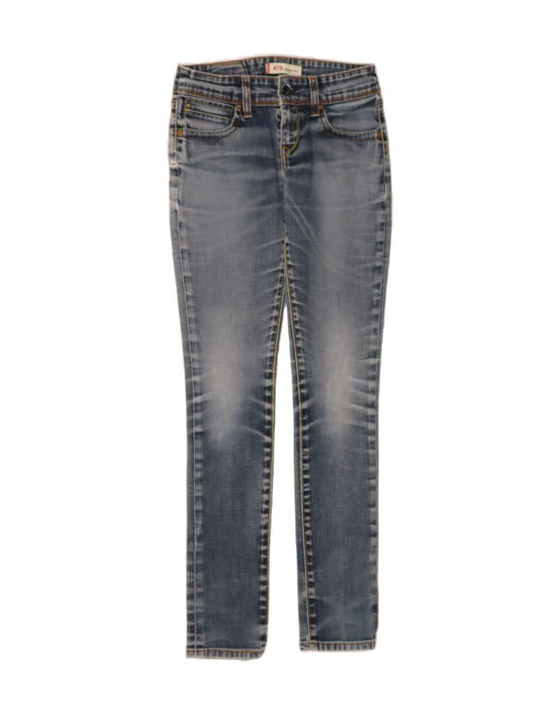 LEVI'S Womens 473 Skinny Jeans W29 L31 Blue Cotton Vintage Levi's and Second-Hand Levi's from Messina Hembry 