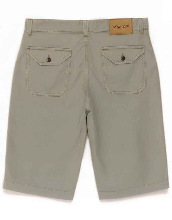 Jeckerson Mens Classic Fit Bermuda Shorts Medium W30 Blue Cotton