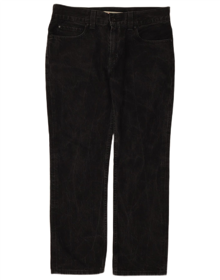 Levi's Mens 511 Slim Jeans W34 L34 Black Cotton
