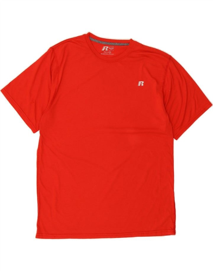 RUSSELL ATHLETIC Mens T-Shirt Top XL Red Vintage Russell Athletic and Second-Hand Russell Athletic from Messina Hembry 