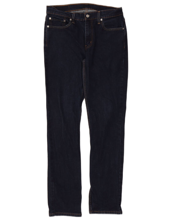Levi's Mens 511 Slim Jeans W33 L34 Navy Blue Cotton