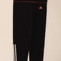 Adidas Womens Climalite Capri Leggings UK 8 Small Black Polyester