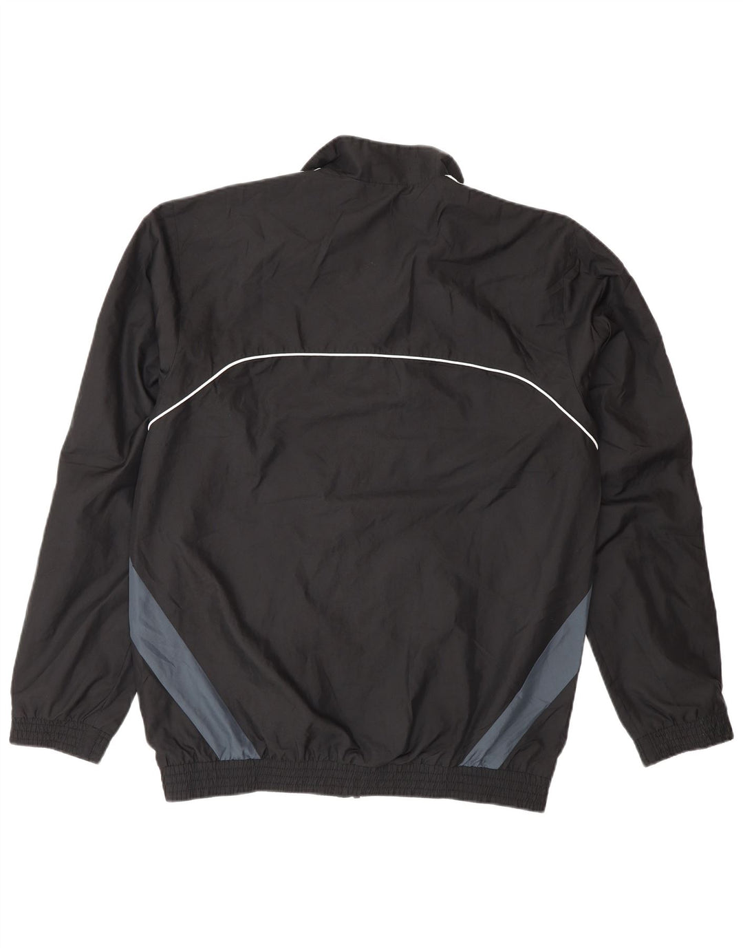 Adidas Mens Tracksuit Top Jacket UK 38/40 Medium Black Colourblock