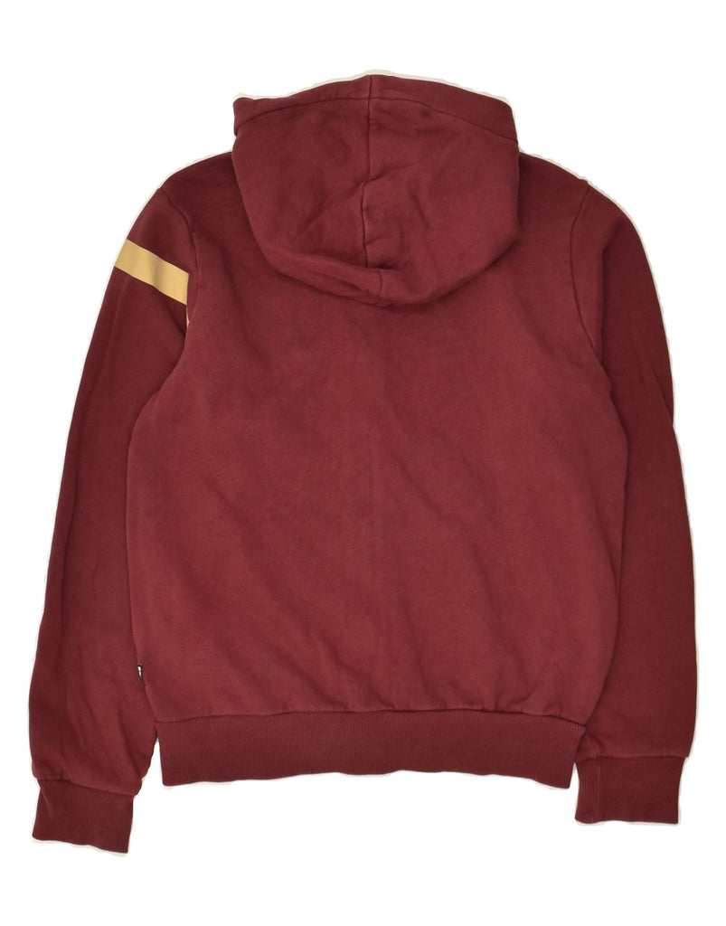 G-STAR Boys Graphic Zip Hoodie Sweater 15-16 Years Maroon Cotton | Vintage G-Star | Thrift | Second-Hand G-Star | Used Clothing | Messina Hembry 