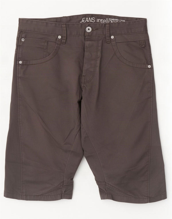 Jack & Jones Mens Casual Shorts W32 Medium Grey