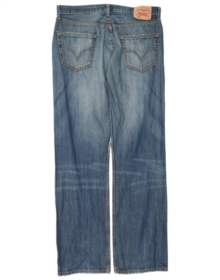 Levi's Mens 501 Straight Jeans W36 L34 Blue