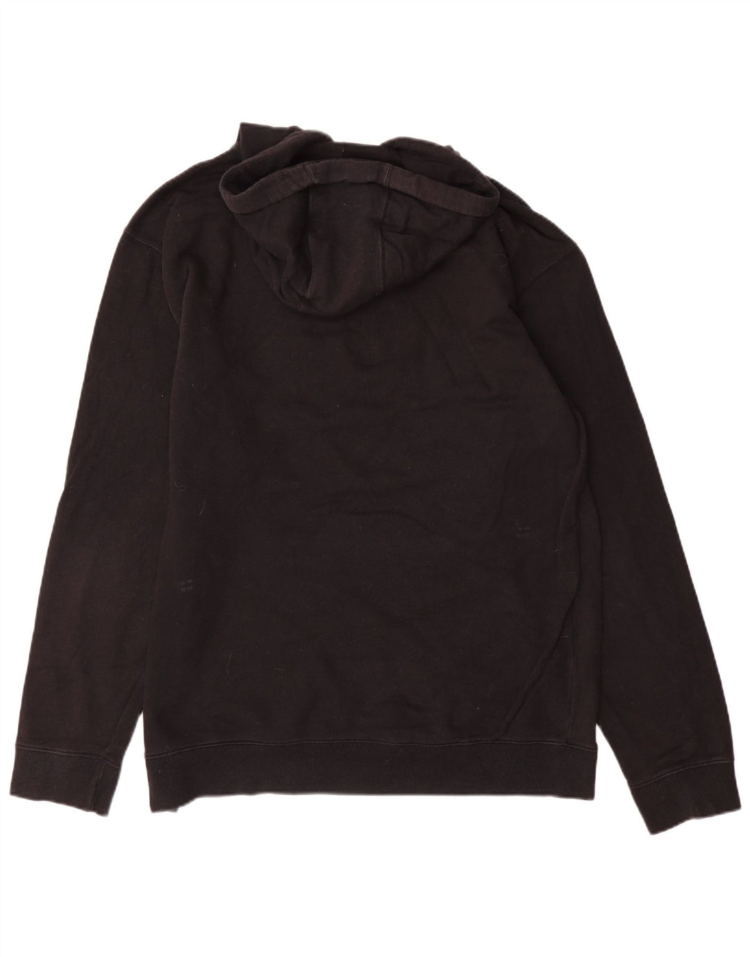 VANS Mens Graphic Hoodie Jumper XL Black Cotton