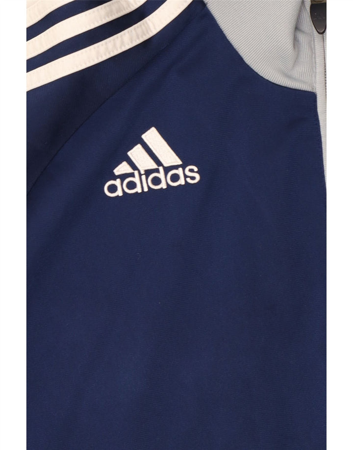 Adidas Mens Tracksuit Top Jacket XL Grey Colourblock