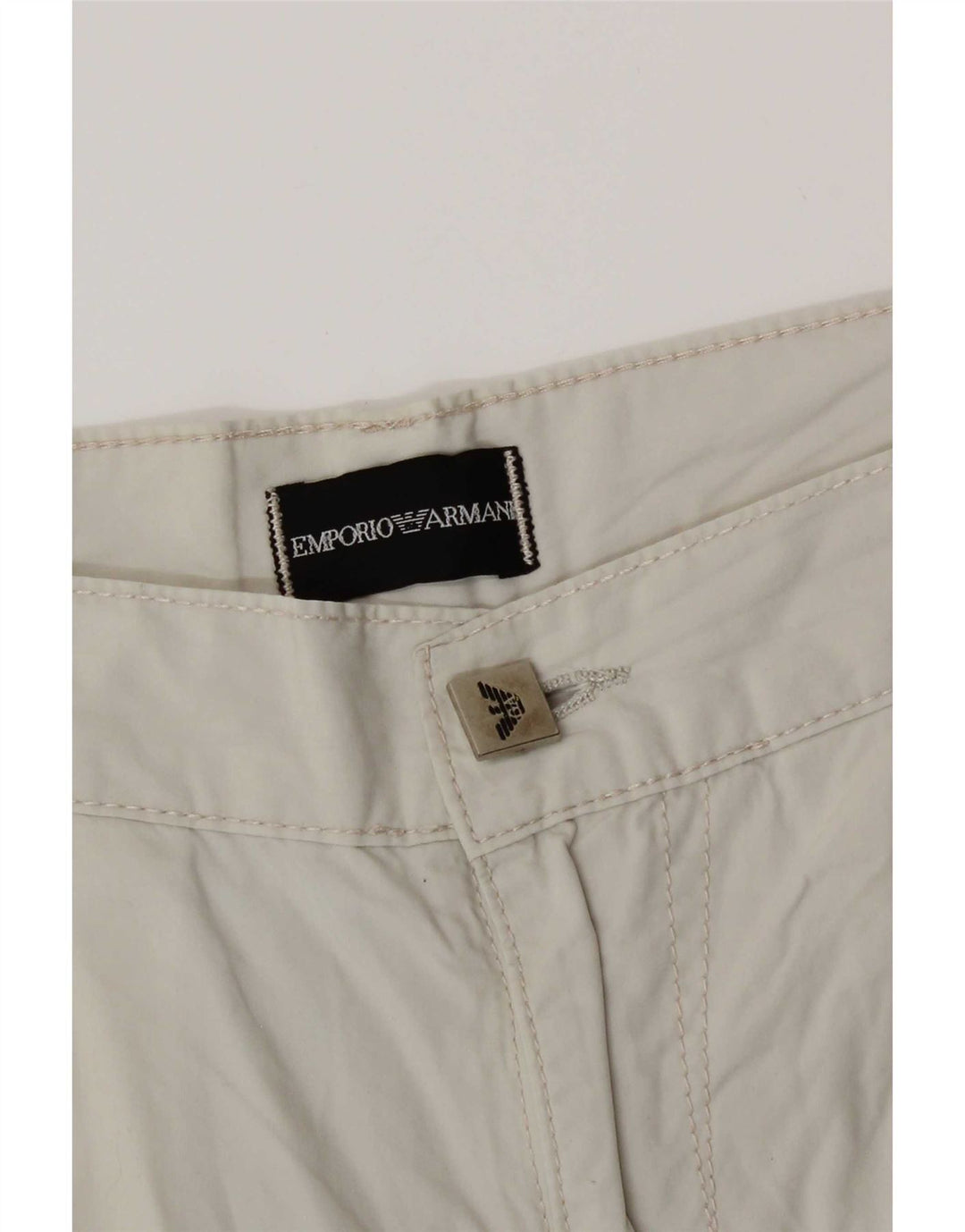 Emporio Armani Mens Cargo Shorts W34 Large Grey