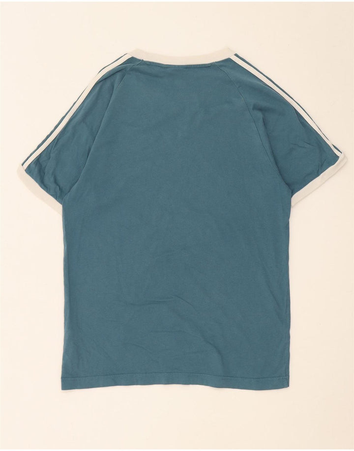 ADIDAS Mens T-Shirt Top Medium Blue Cotton