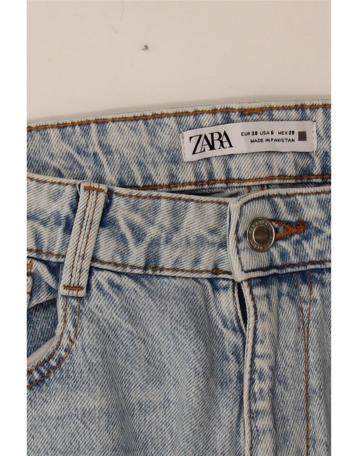 ZARA Womens Straight Jeans EU 38 Small W28 L27 Blue Cotton Vintage Zara and Second-Hand Zara from Messina Hembry 