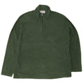 Mountain Warehouse Mens Zip Neck Fleece Jumper 2XL Green Polyester