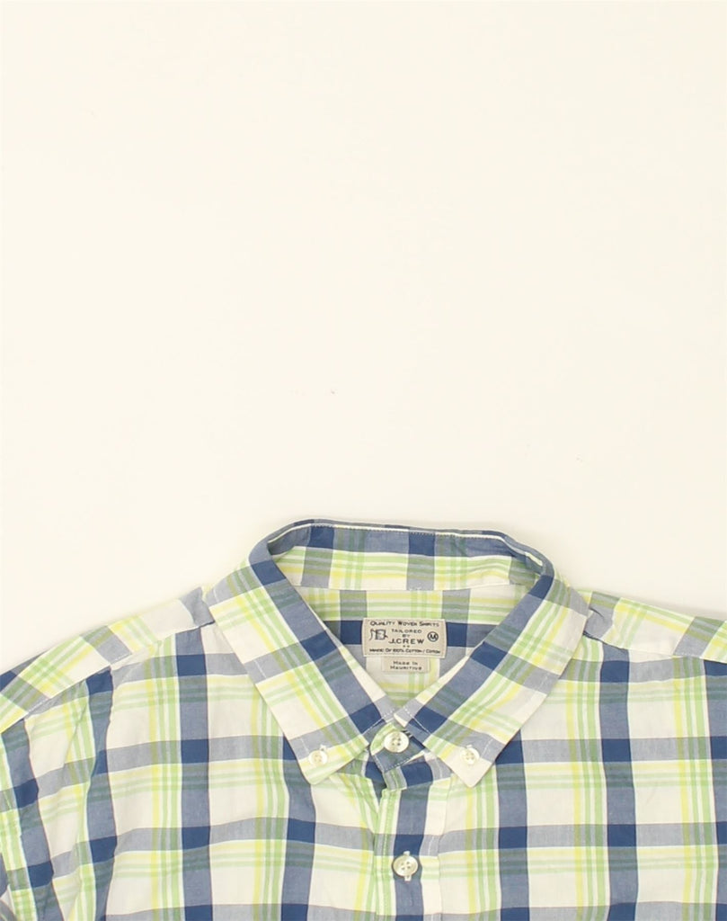 J. CREW Mens Shirt Medium Green Check Cotton | Vintage J. Crew | Thrift | Second-Hand J. Crew | Used Clothing | Messina Hembry 