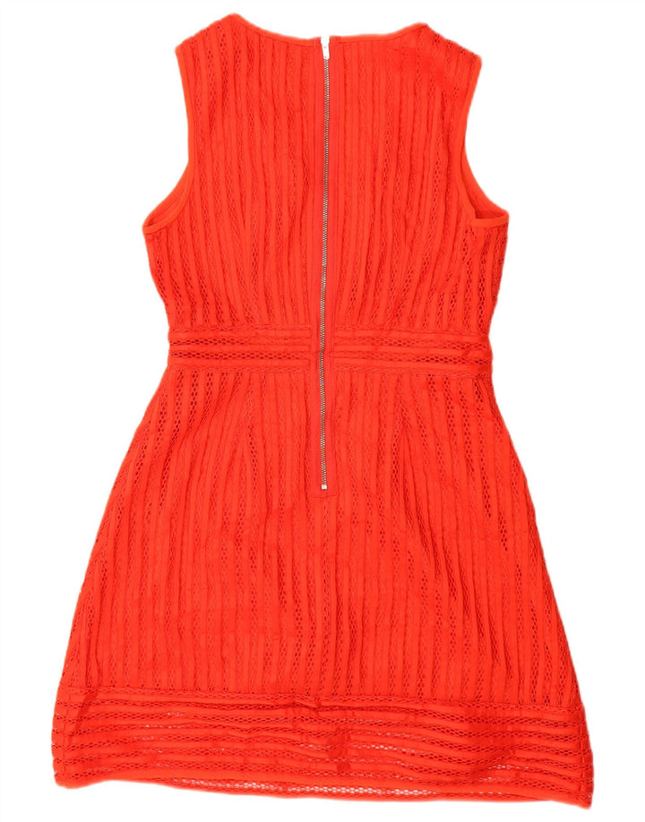 J. Crew Womens Sleeveless A-Line Dress US 2 XS Red Polyester