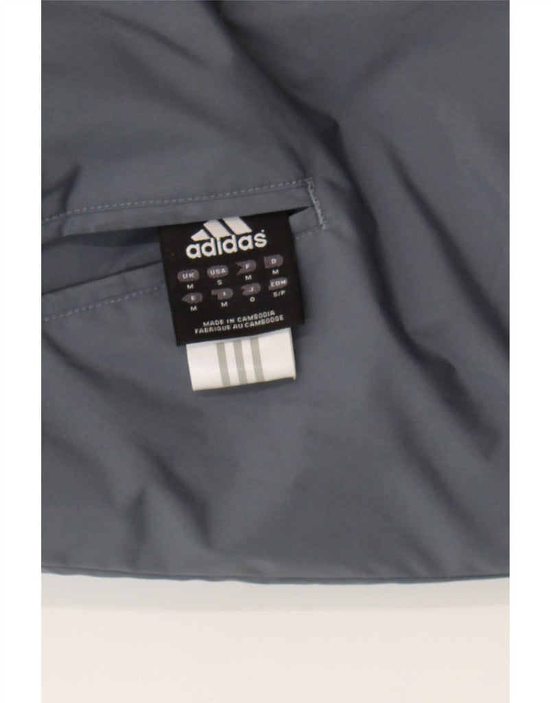 ADIDAS Mens Graphic Reversible Padded Gilet UK 38 Medium Grey Colourblock Vintage Adidas and Second-Hand Adidas from Messina Hembry 