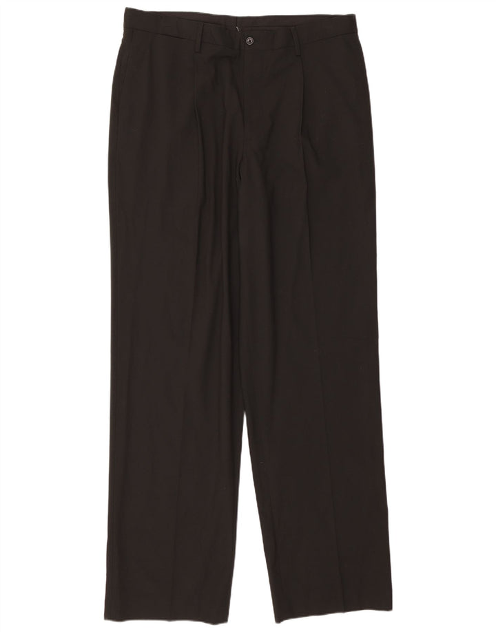 NAUTICA Mens Rigger Pegged Classic Fit Suit Trousers W36  L34 Black