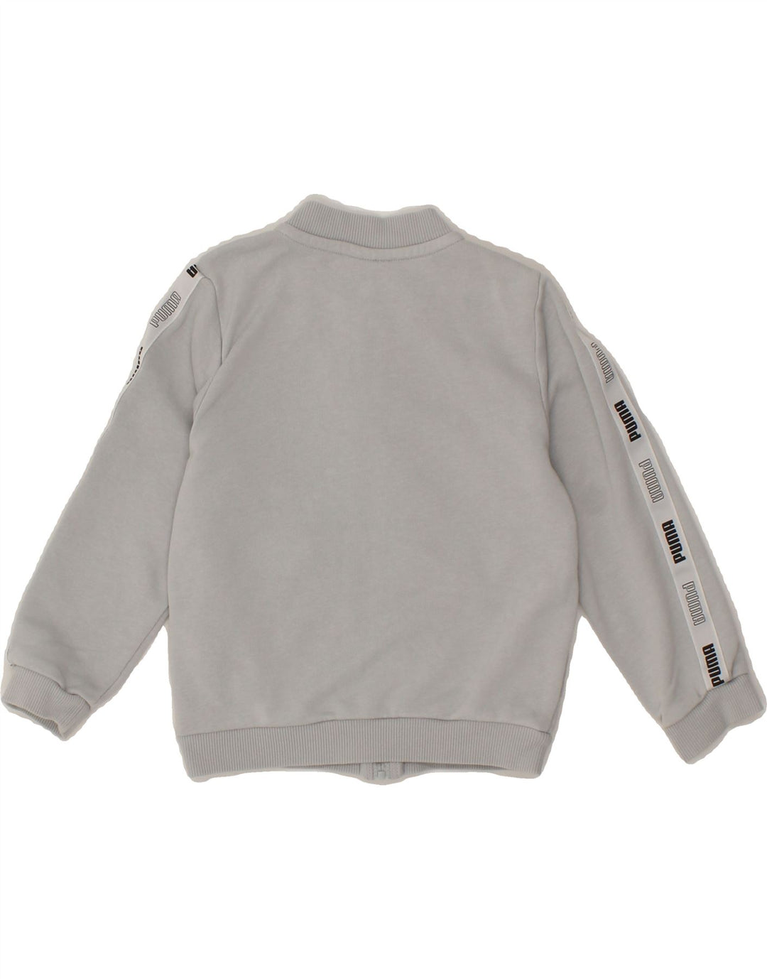 PUMA Boys Graphic Tracksuit Top Jacket 2-3 Years Grey Cotton Vintage Puma and Second-Hand Puma from Messina Hembry 