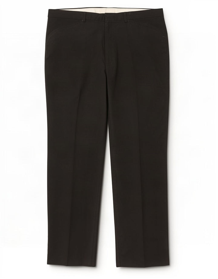 Farah Mens Straight Casual Trousers W38 L33 Black Polyester