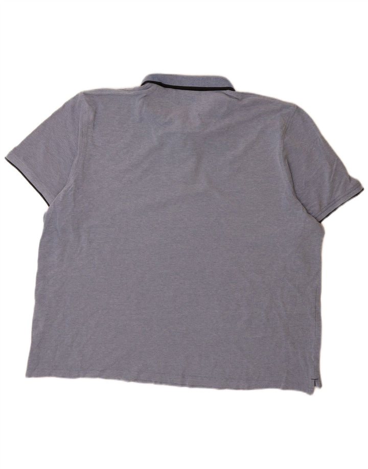Jack & Jones Mens Polo Shirt 3XL Blue Cotton