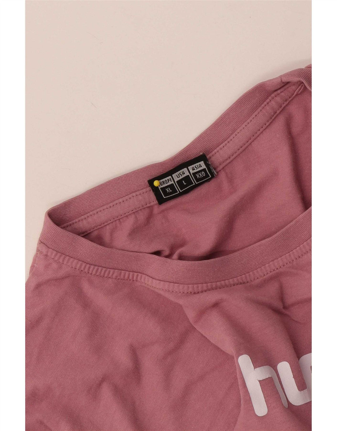 Hummel Mens Graphic T-Shirt Top Large Pink