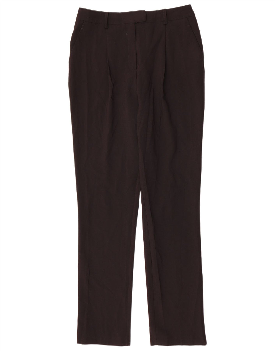 Topshop Womens Pegged Chino Trousers UK 12 Medium W30 L32 Black Polyester
