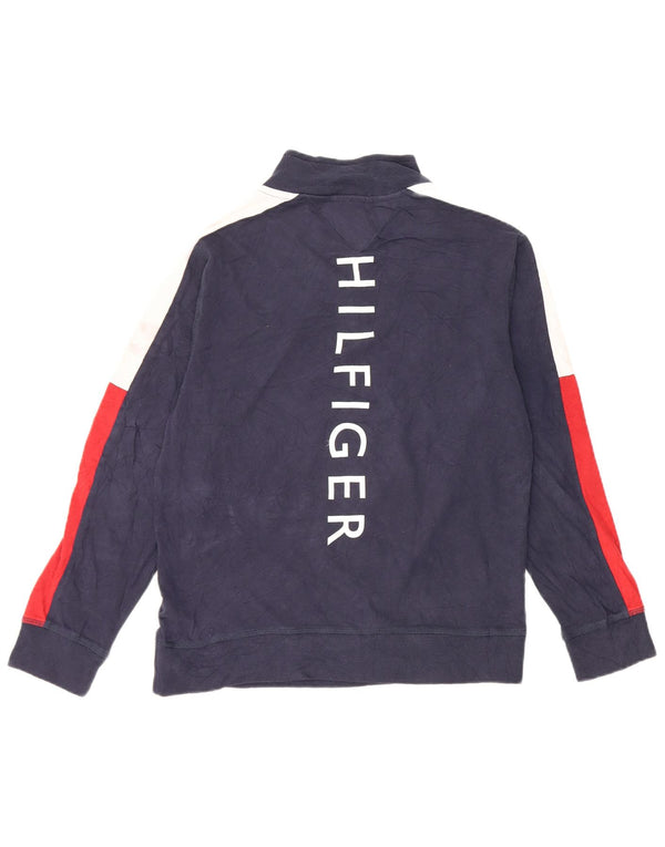 Tommy Hilfiger Boys Sweatshirt Jumper 15-16 Years Large Navy Blue